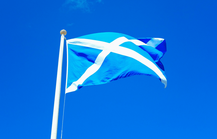 Scottish flag - free stock